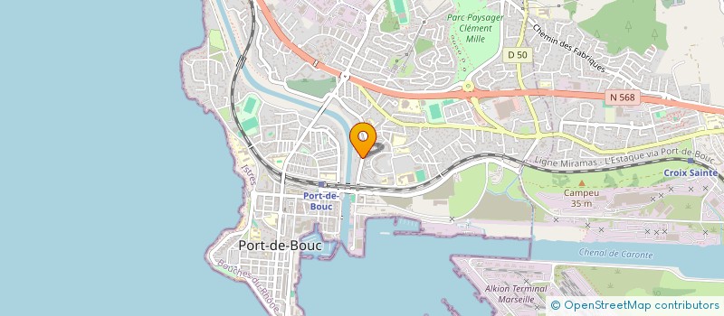 localisation de l'entreprise LES 4 FRERES SALVADOR  PORT-DE-BOUC