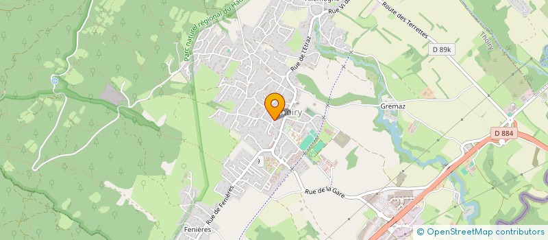 localisation de l'entreprise LES 4 G à THOIRY