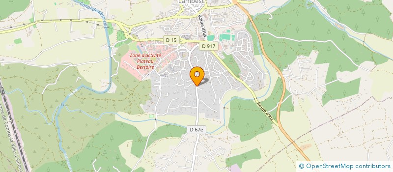 localisation de l'entreprise LES 4 G  LAMBESC