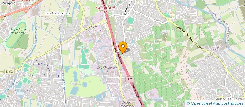 localisation de l'entreprise LES 4 G  VEDENE