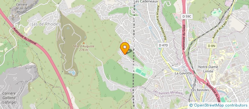 localisation de l'entreprise LES 4 G à LES PENNES-MIRABEAU