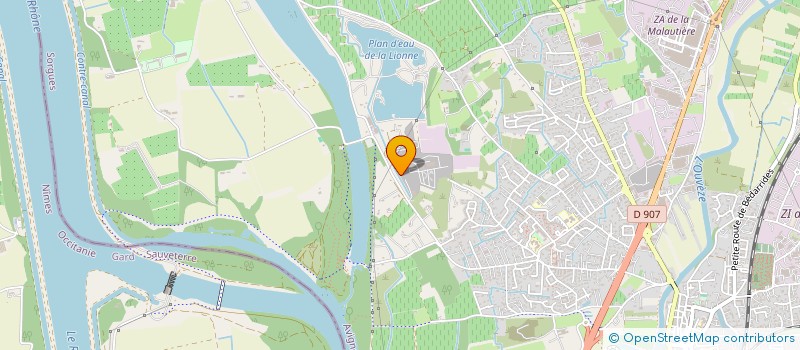 localisation de l'entreprise LES 4 G  SORGUES