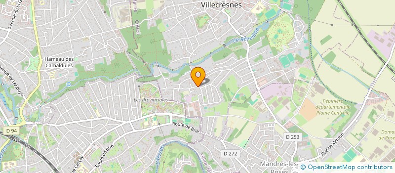 localisation de l'entreprise LES 4 G  VILLECRESNES