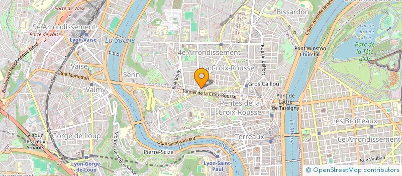 localisation de l'entreprise LES 4 GONES  LYON