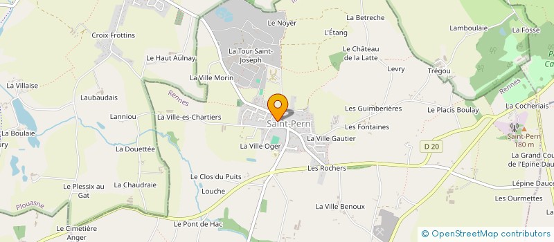 localisation de l'entreprise LES 4 GOURMANDS  SAINT-PERN
