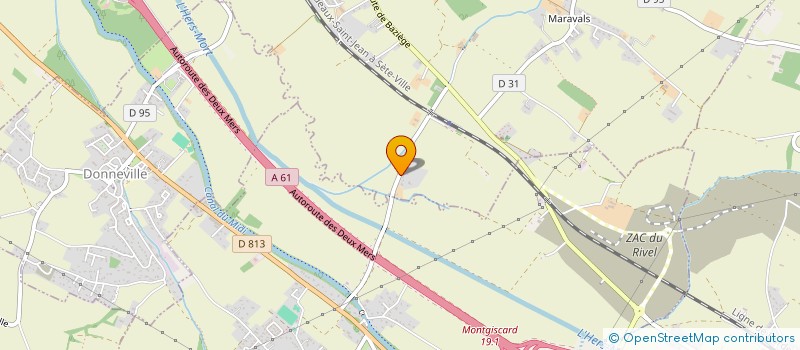 localisation de l'entreprise LES 4 GRANDS CHENES  MONTLAUR