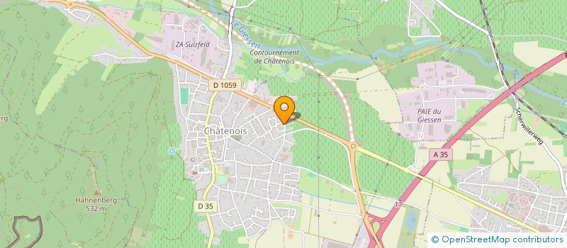 localisation de l'entreprise LES 4 GRIOTTES  CHATENOIS