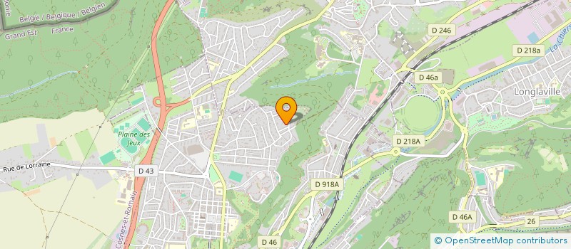 localisation de l'entreprise LES 4 HAAS à LONGWY