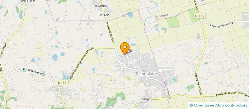 localisation de l'entreprise LES 4 HZS  SAINTE-ANNE