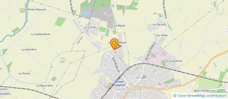 localisation de l'entreprise LES 4 ILOTS  SAINTE-PAZANNE