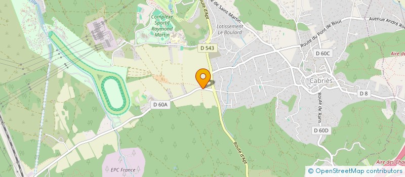 localisation de l'entreprise LES 4 J à CABRIES