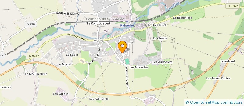localisation de l'entreprise LES 4 J à LA CHAPELLE VIEL