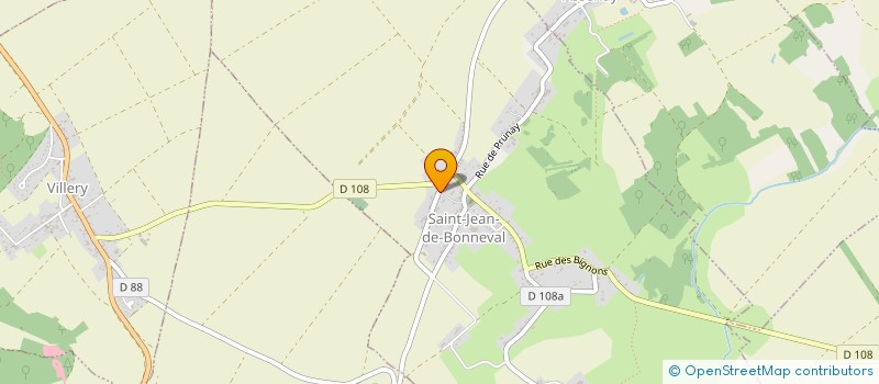 localisation de l'entreprise LES 4 J  SAINT-JEAN-DE-BONNEVAL