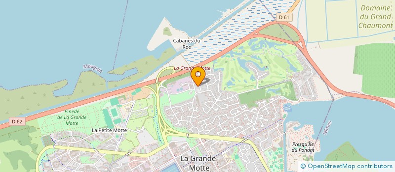 localisation de l'entreprise LES 4 L  LA GRANDE-MOTTE