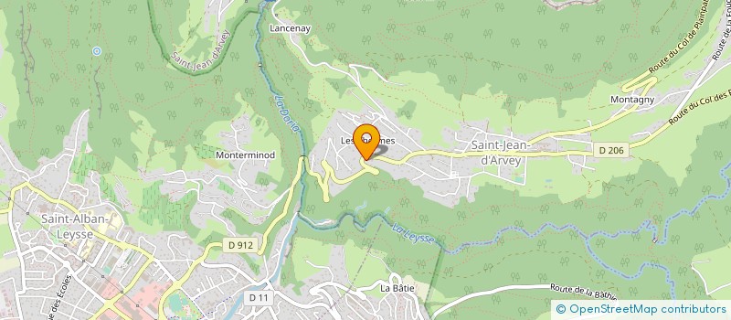 localisation de l'entreprise LES 4 L  SAINT-JEAN-D'ARVEY