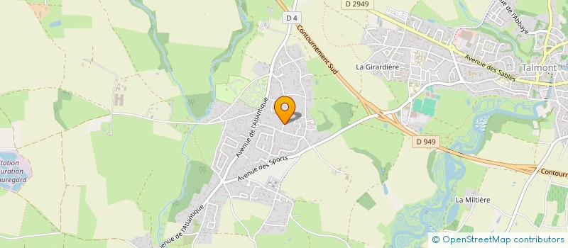 localisation de l'entreprise LES 4.L  TALMONT-SAINT-HILAIRE