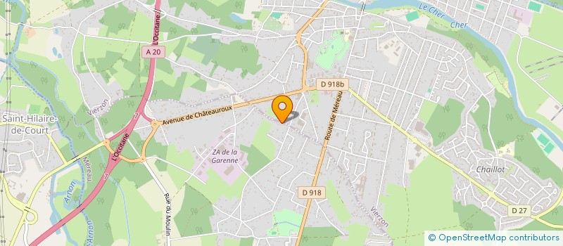 localisation de l'entreprise LES 4 LIONS  MEREAU