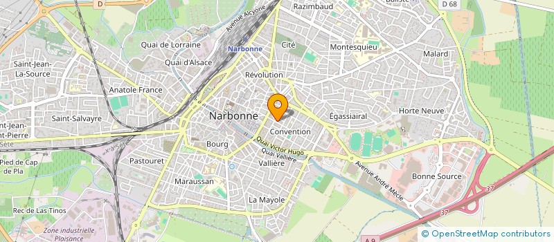 localisation de l'entreprise LES 4 M à NARBONNE