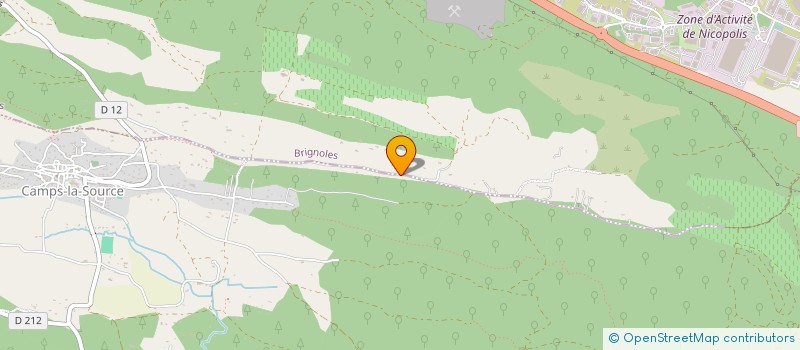 localisation de l'entreprise LES 4 M à CAMPS-LA-SOURCE