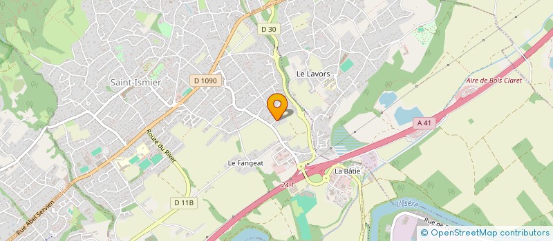 localisation de l'entreprise LES 4 M à SAINT-ISMIER