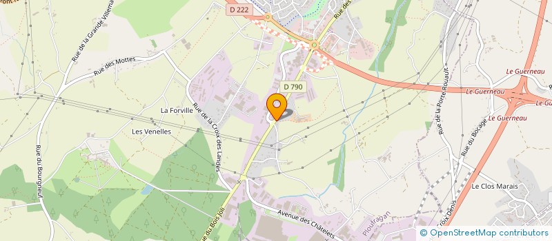 localisation de l'entreprise LES 4 M  PLOUFRAGAN