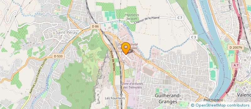 localisation de l'entreprise LES 4 M à SAINT-PERAY