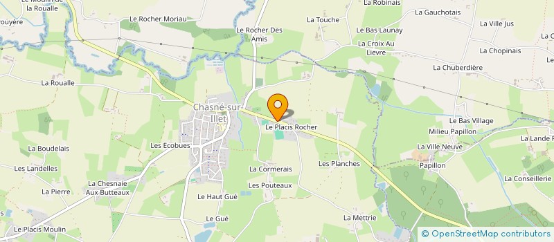 localisation de l'entreprise LES 4 M  CHASNE-SUR-ILLET