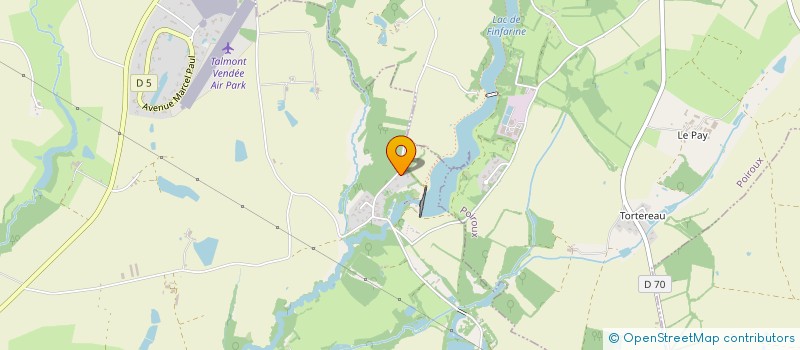 localisation de l'entreprise LES 4 M  TALMONT-SAINT-HILAIRE