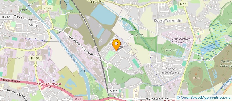 localisation de l'entreprise LES 4 MAINS UNIES 'ENSEMBLE, CREONS DES MOMENTS PRECIEUX'  AUBY