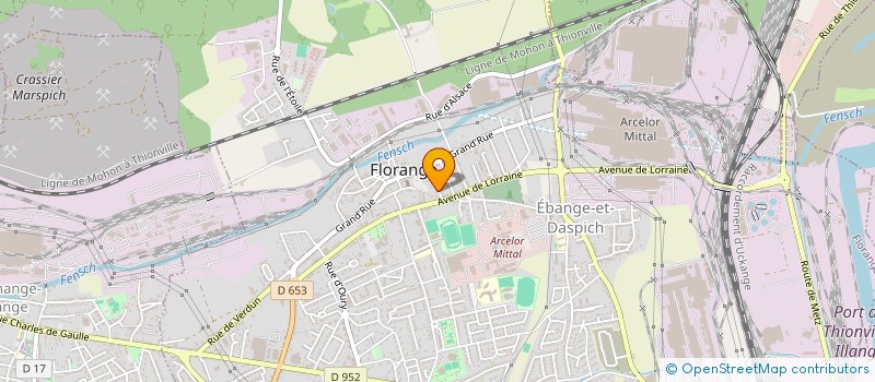 localisation de l'entreprise LES 4 MARMOTTES  FLORANGE