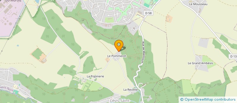 localisation de l'entreprise LES 4 MERVEILLES  LEVIS-SAINT-NOM