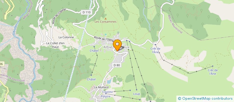 localisation de l'entreprise LES 4 MIOCHES à VILLAREMBERT