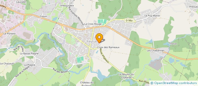 localisation de l'entreprise LES 4 MOULIN à FEYTIAT