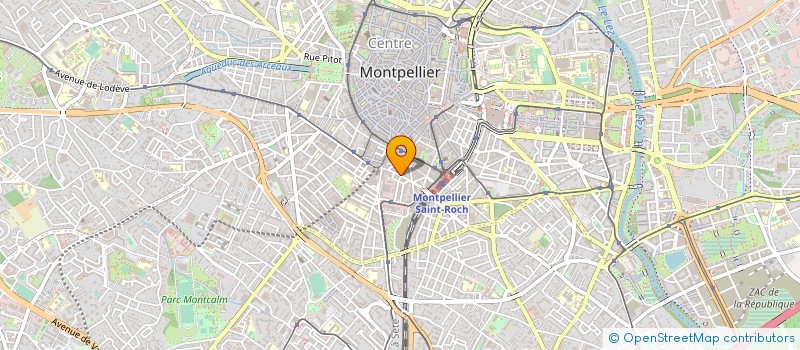 localisation de l'entreprise LES 4 N à MONTPELLIER