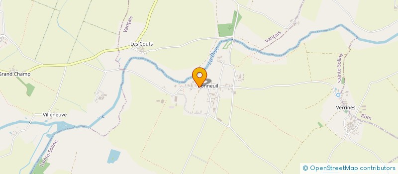 localisation de l'entreprise LES 4 OLIVIERS  SAINTE-SOLINE