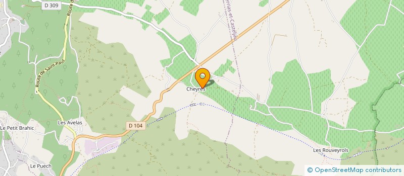 localisation de l'entreprise LES 4 OR  BANNE