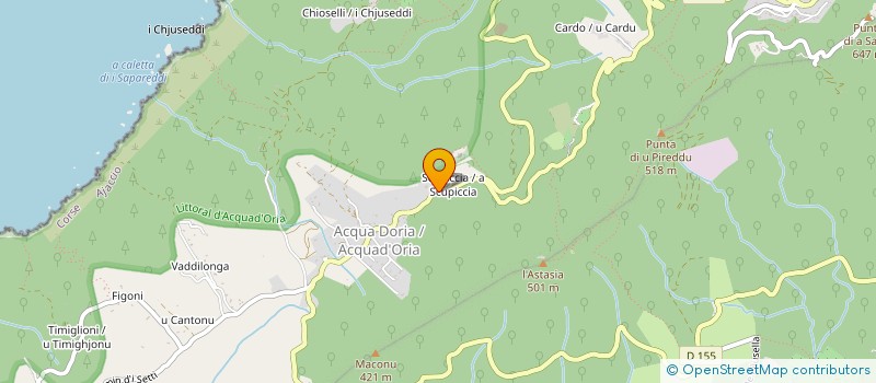 localisation de l'entreprise LES 4 P  COTI-CHIAVARI