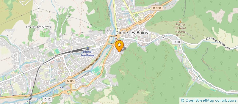 localisation de l'entreprise LES 4 PILIERS à DIGNE-LES-BAINS