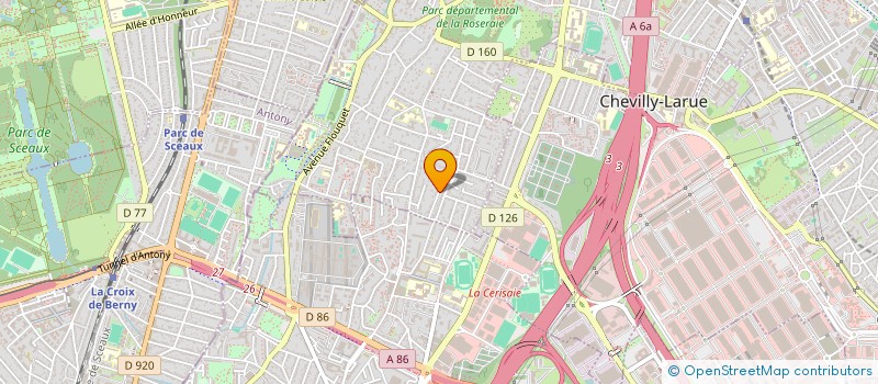 localisation de l'entreprise LES 4 PILIERS-CONSEIL-FORMATION-ACCOMPAGNEMENT-COACHING  L'HAY-LES-ROSES