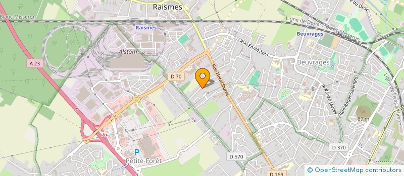 localisation de l'entreprise LES 4 PILIERS SECURITE  RAISMES