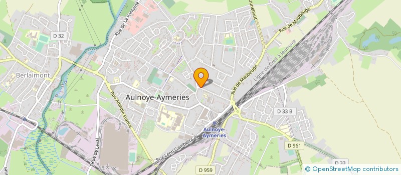 localisation de l'entreprise LES 4 PRODUCTION à AULNOYE-AYMERIES