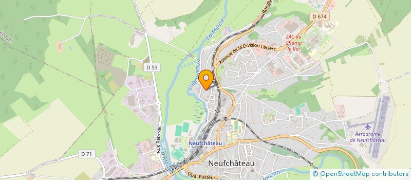 localisation de l'entreprise LES 4 R à NEUFCHATEAU