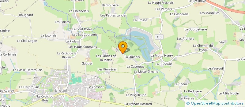 localisation de l'entreprise LES 4 R  SAINT-GILLES