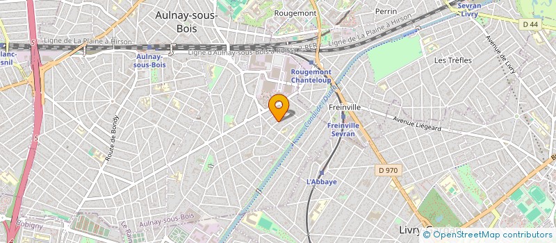 localisation de l'entreprise LES 4 R.O.M.M. à AULNAY-SOUS-BOIS