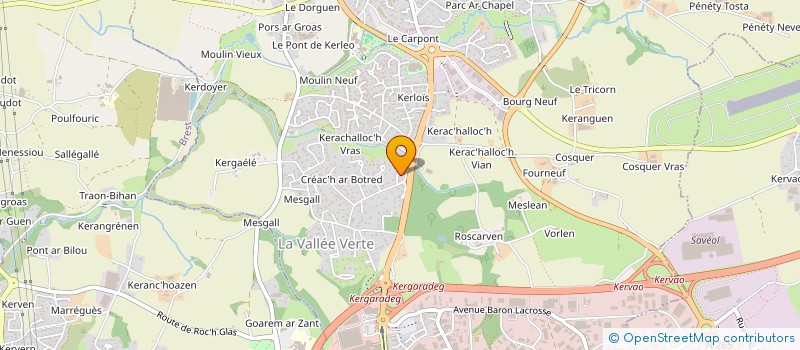 localisation de l'entreprise LES 4 RACINES  GOUESNOU