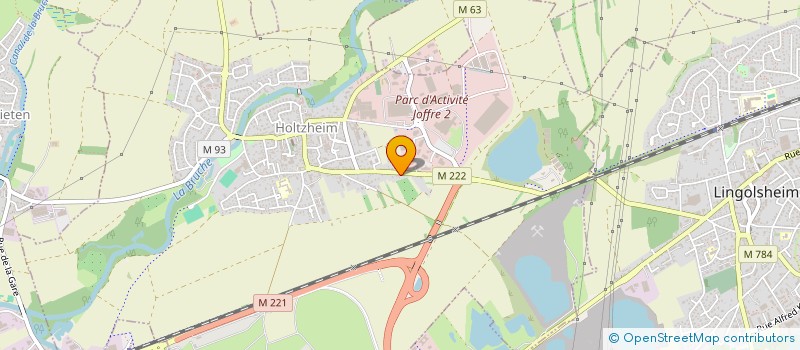 localisation de l'entreprise LES 4 REDEL'S  HOLTZHEIM