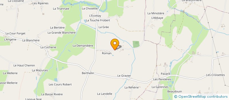 localisation de l'entreprise LES 4 RICHARDS  RETIERS