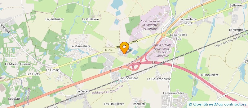 localisation de l'entreprise LES 4 ROCHES  VENANSAULT