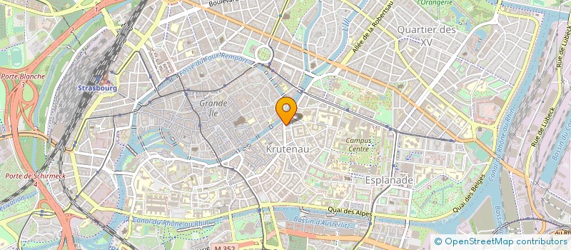 localisation de l'entreprise LES 4 ROSES HOTEL à STRASBOURG