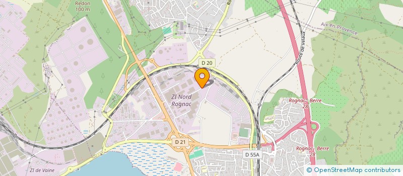 localisation de l'entreprise LES 4 ROUES  ROGNAC